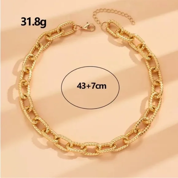 Lumiere Fine Gold Chain Necklace - Picture 4 of 4